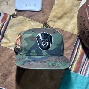 New Era Olive and Black 59FIFTY Cap